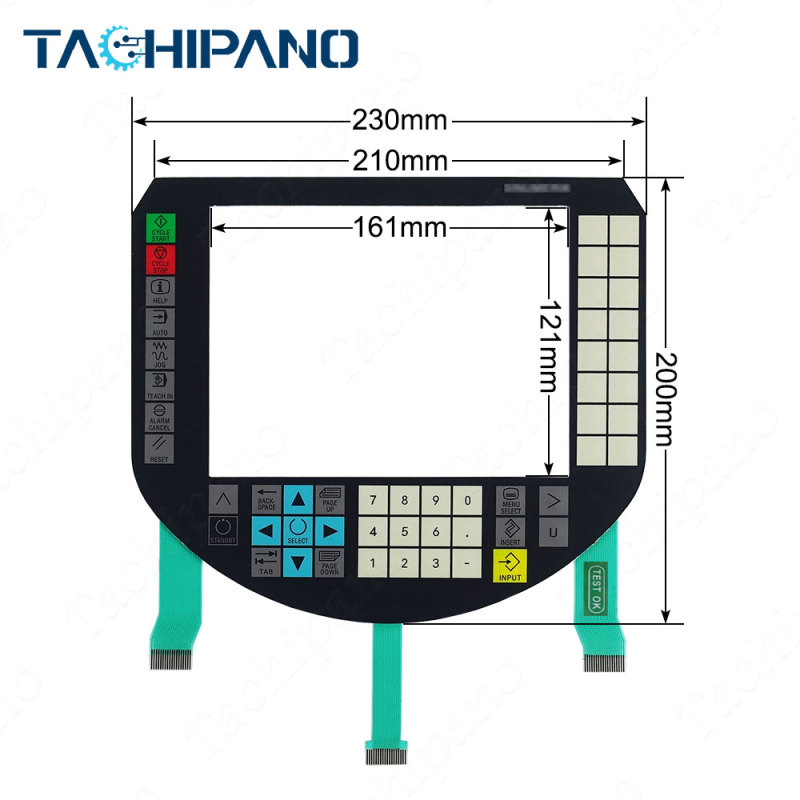 6FC5403-0AA20-0AA0 Touch Screen Panel, Membrane Keypad, Plastic Case Housing 6FC5 403-0AA20-0AA0 SINUMERIK handheld terminal HT 8