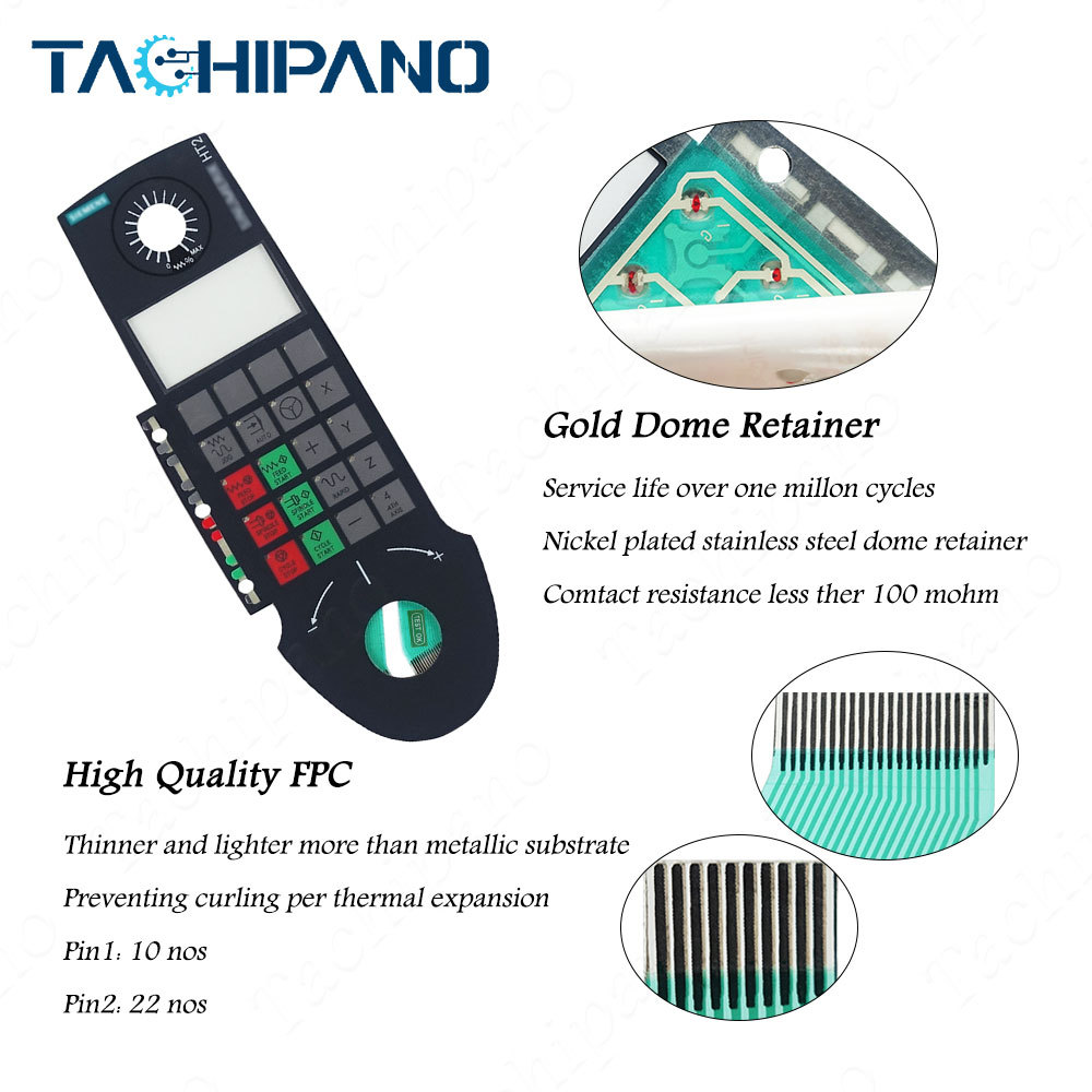 6FC5303-0AA00-2AA0 Membrane Keypad for 6FC5 303-0AA00-2AA0 SINUMERIK handheld terminal HT 2