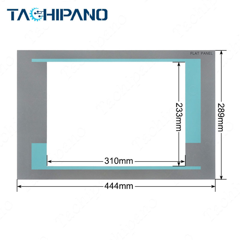 6AV7861-5TB10-1BA0 Touch screen panel, Protective film for 6AV7 861-5TB10-1BA0 SIMATIC FLAT PANEL 15