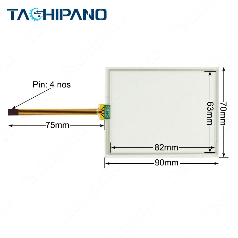 6AG1647-0AA11-2AX1 Touch screen panel with Membrane Keypad  for SIMATIC HMI 6AG1 647-0AA11-2AX1 KTP400 BASIC MONO PN