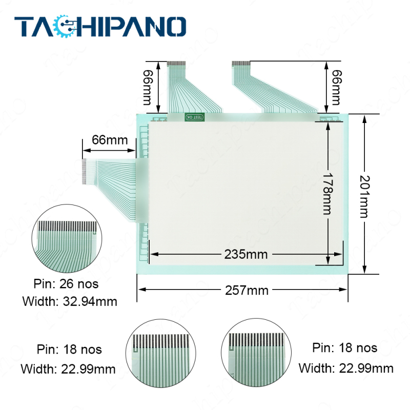 NT631-ST141B-EV2 for Touch Screen Panel, Protective Film NT631ST141BEV2