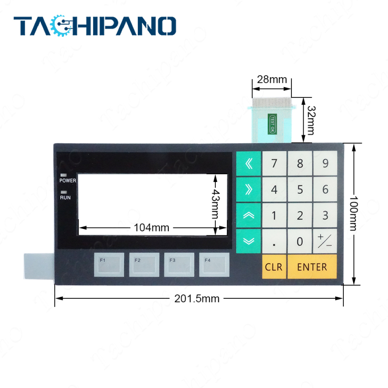 NT11S-SF121B-EV1 Membrane Keypad Switch for NT11S-SF121B-EV1 Keyboard