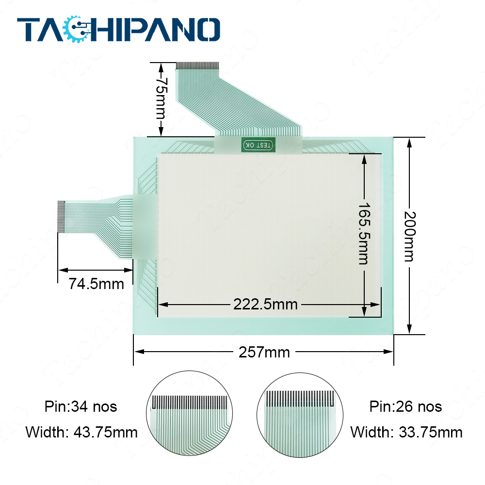 NT631C-ST151B-EV1 NT631C-ST151B-EV2 for Touch Screen Panel, Protective Film