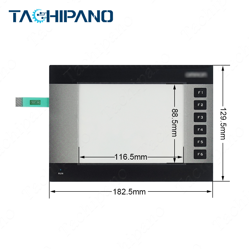 NQ5-TQ010-B NQ5TQ010B Touch Screen with Membrane keypad switch