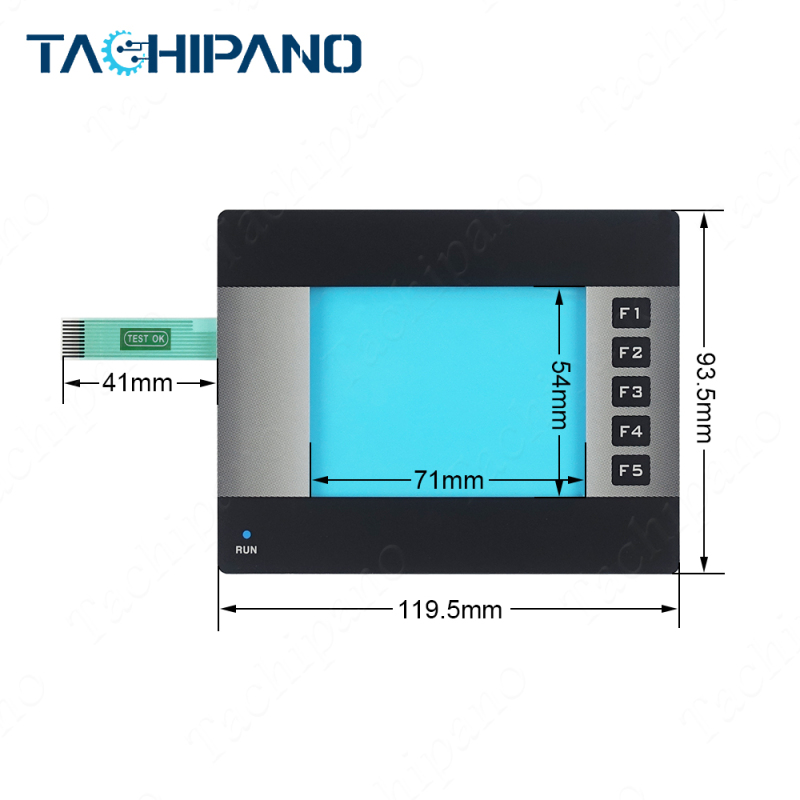 NQ3-TQ000-B NQ3-TQ010-B for Touch Screen Glass, Membrane keypad switch