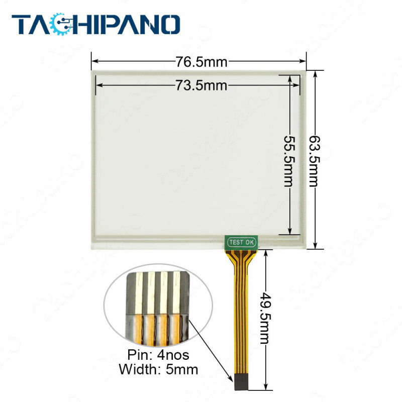 NQ3-TQ000-B NQ3-TQ010-B for Touch Screen Glass, Membrane keypad switch