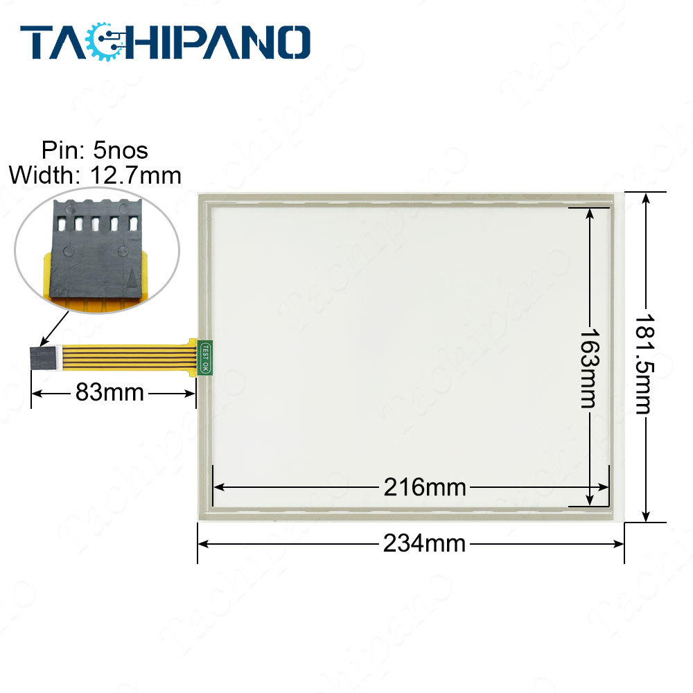 6AV7461-7TA00-0AA0 Touch screen panel, Protective film for 6AV7 461-7TA00-0AA0 Flat Panel 10.4"