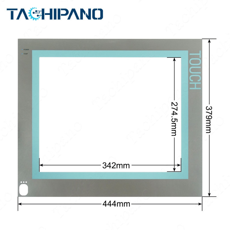 6AV7861-4TB00-1AA0 Touch screen panel, Protective film for 6AV7 861-4TB00-1AA0 Flat Panel 17"