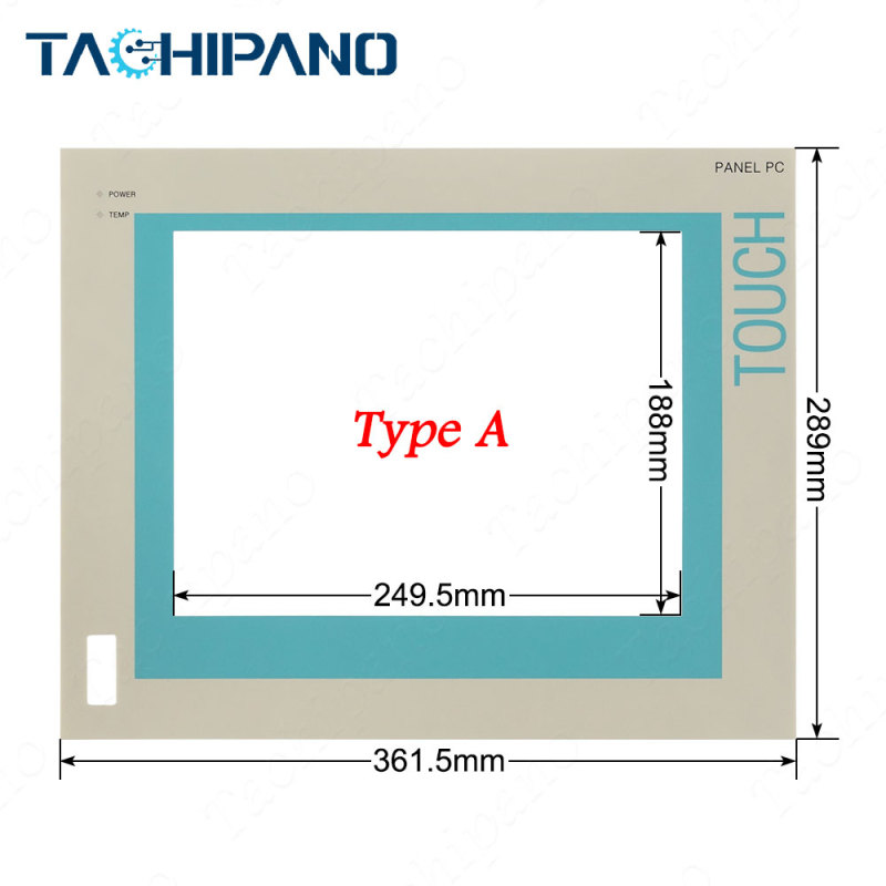 6AV7612-0AA12-0CE0 Touch screen panel, Protective film for 6AV7 612-0AA12-0CE0 Panel PC 12"