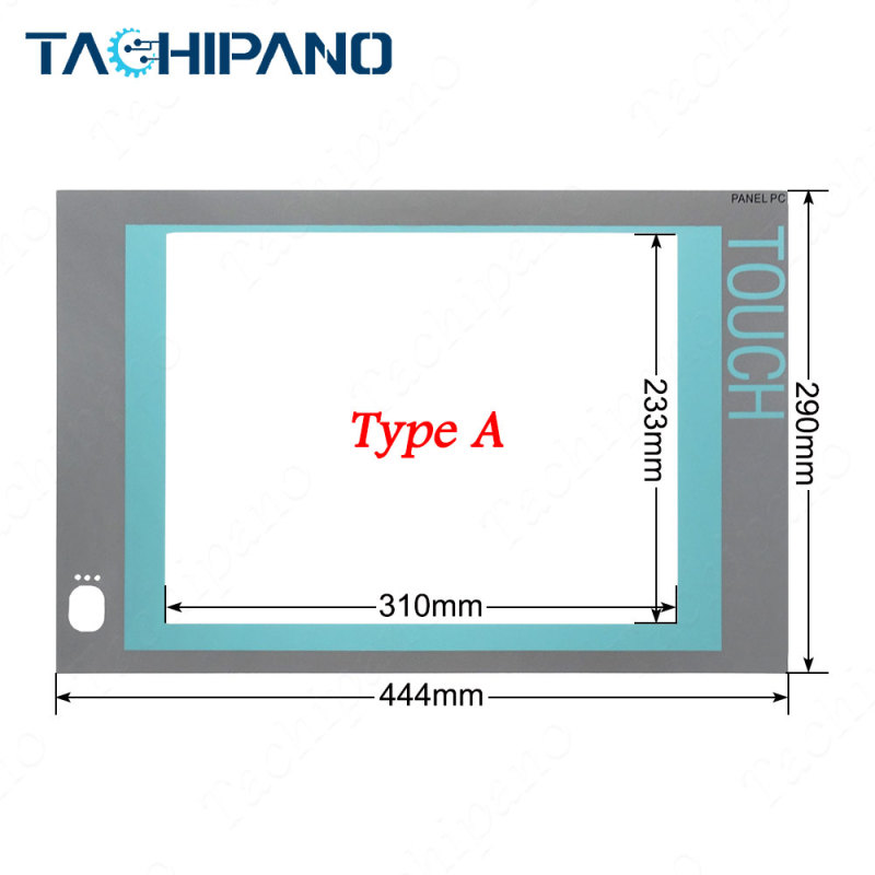 6AV7884-2AG10-2BA0 Touch screen panel, Protective film overlay for 6AV7 884-2AG10-2BA0 Panel PC 15&quot;