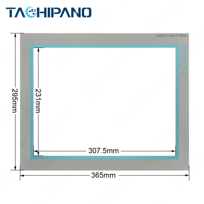 6AV7883-6AH20-6DA0 Touch screen panel, Protective film overlay for 6AV7 883-6AH20-6DA0 Panel PC 15"