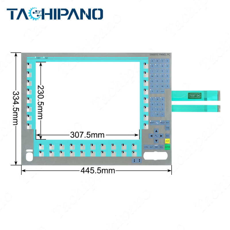 6AV7823-0AA00-1AC0 Membrane Switch for 6AV7 823-0AA00-1AC0 Panel PC 15&quot; Keypad Keyboard