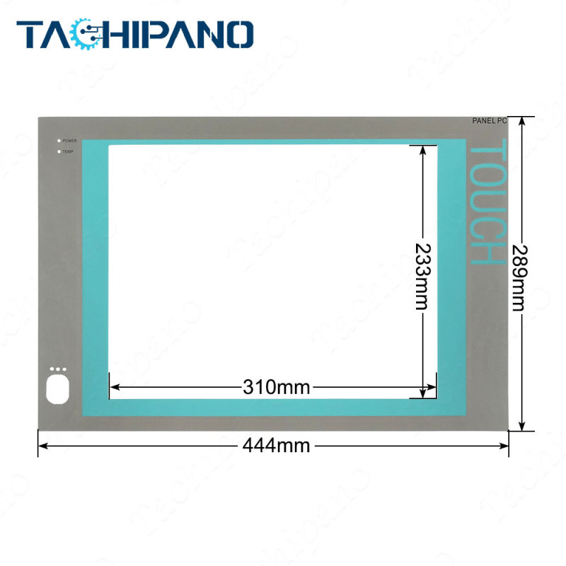 6AV7671-4BA00-0AA0 Touch screen panel, Protective film overlay for 6AV7 671-4BA00-0AA0 Panel PC 15"