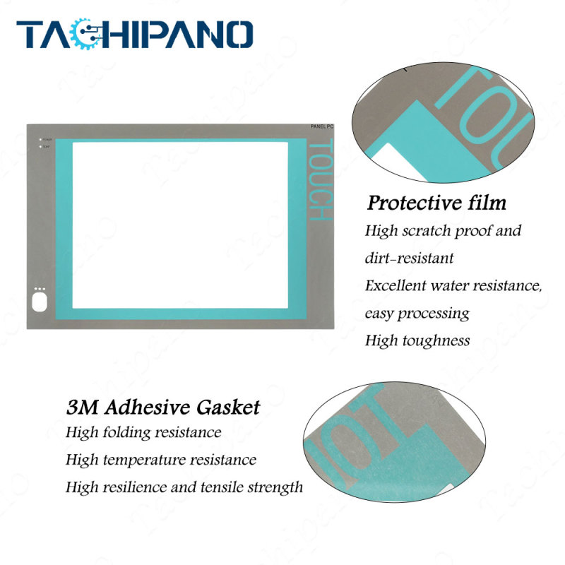 6AV7462-6AA41-0BJ0 Touch screen panel, Protective film overlay for 6AV7 462-6AA41-0BJ0 Panel PC 15"