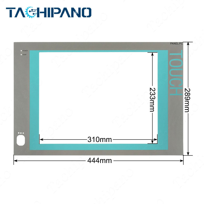 6AV7462-0AC30-0BK0 Touch screen panel, Protective film overlay for 6AV7 462-0AC30-0BK0 Panel PC 15"