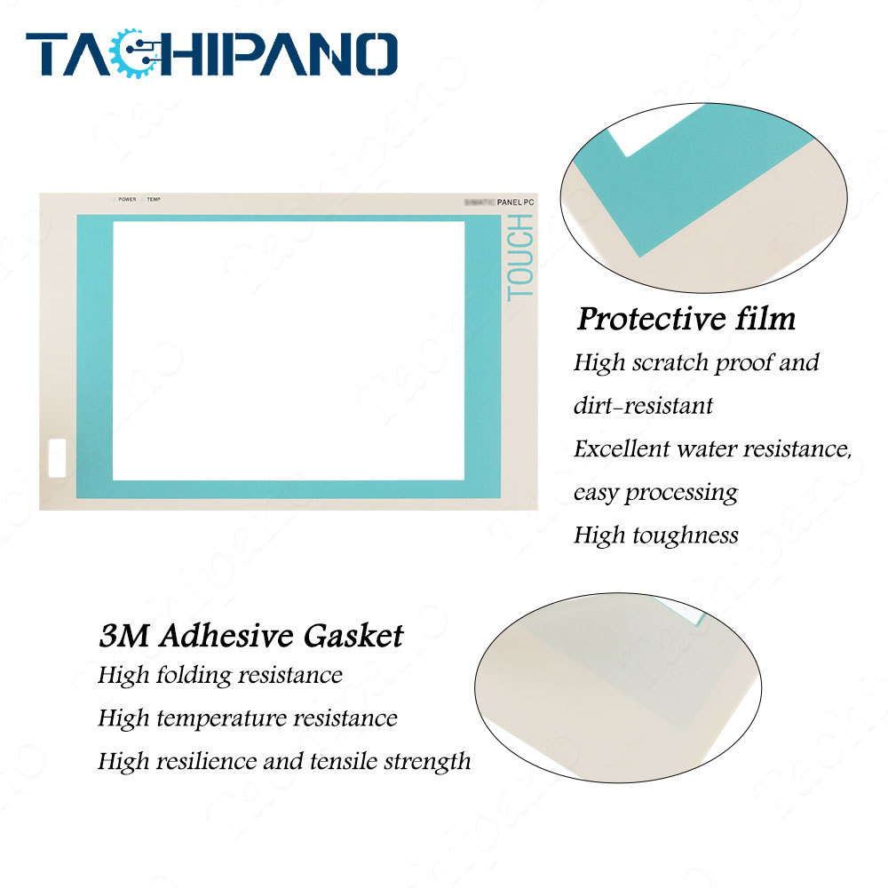 6AV7724-3BC10-0AC0 Touch screen panel, Protective film overlay for 6AV7 724-3BC10-0AC0 Panel PC 15"