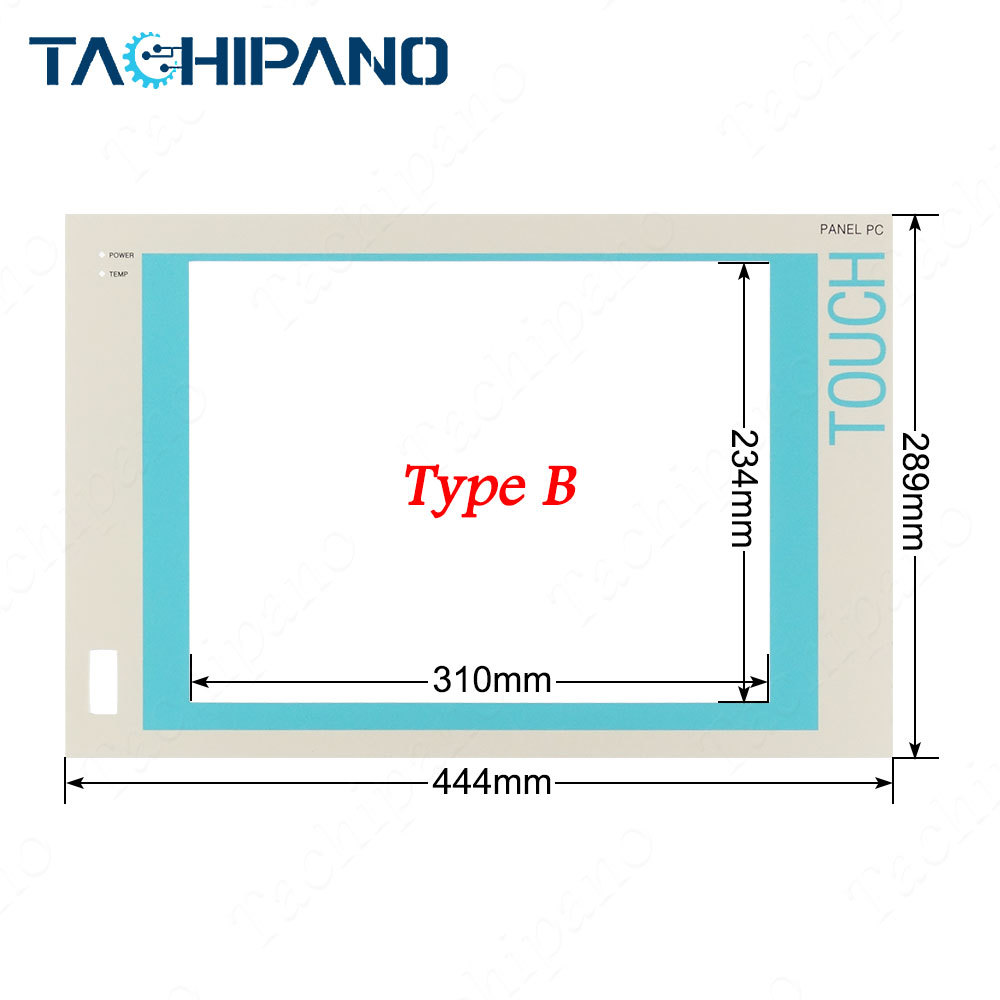 6AV7724-3BC10-0AC0 Touch screen panel, Protective film overlay for 6AV7 724-3BC10-0AC0 Panel PC 15"
