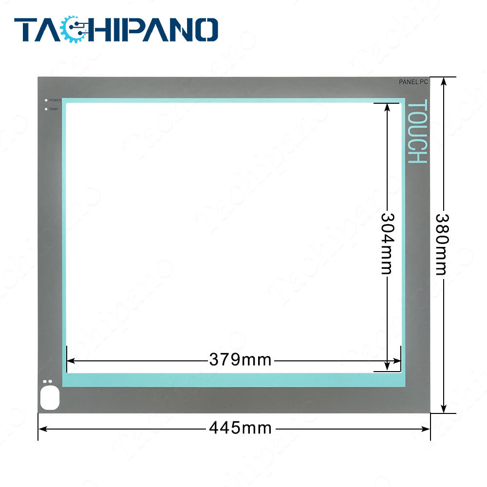 6AV7804-0AB20-1AC0 Touch screen panel, Protective film overlay for 6AV7 804-0AB20-1AC0 Panel PC 19"
