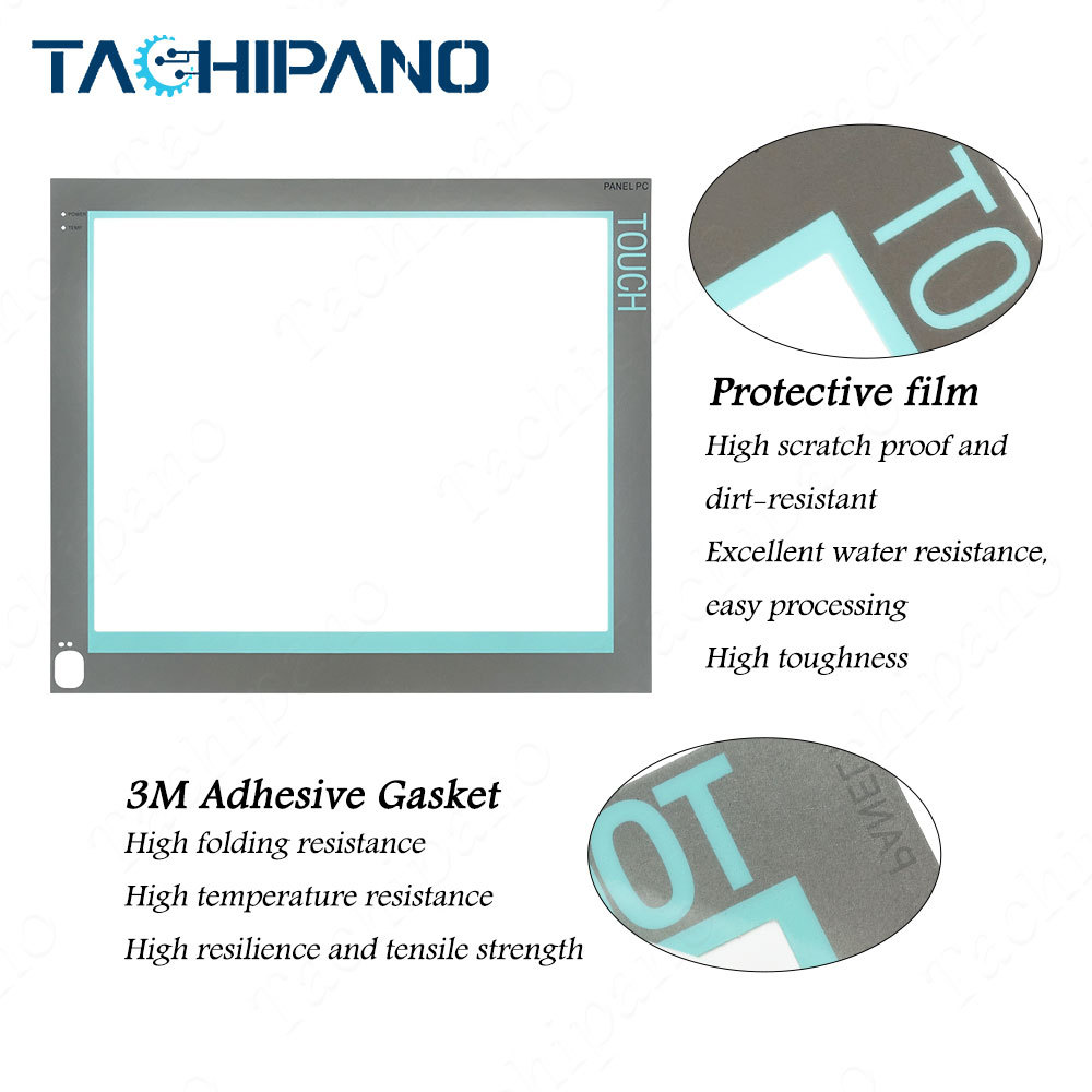 6AV7804-0AB20-1AC0 Touch screen panel, Protective film overlay for 6AV7 804-0AB20-1AC0 Panel PC 19"