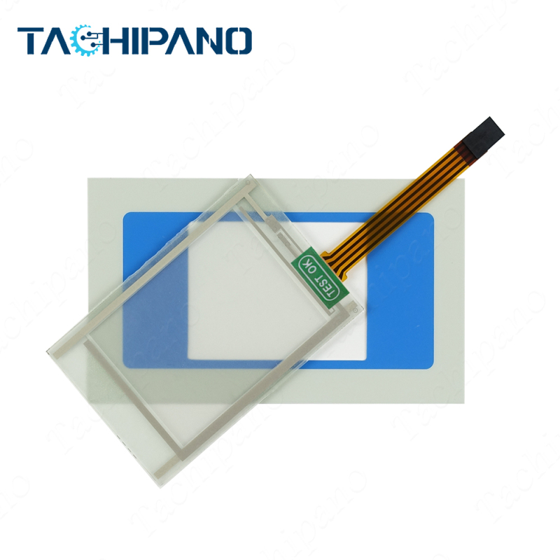 Touch screen panel glass for ESA VT185W00000 VT185W000ETN VT185W with Protective film overlay