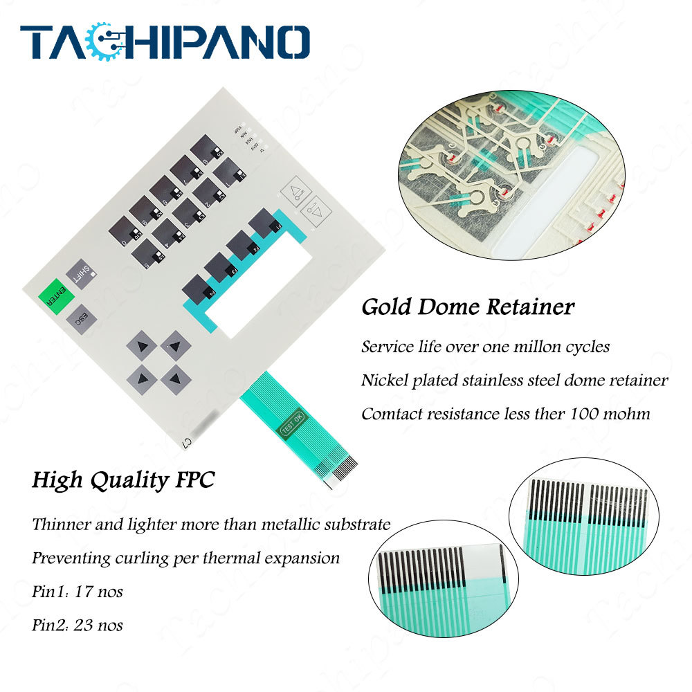 6ES7613-1CA00-0AE3 Front Pleastic Case, Membrane Keypad For 6ES7 613-1CA00-0AE3 C7-613