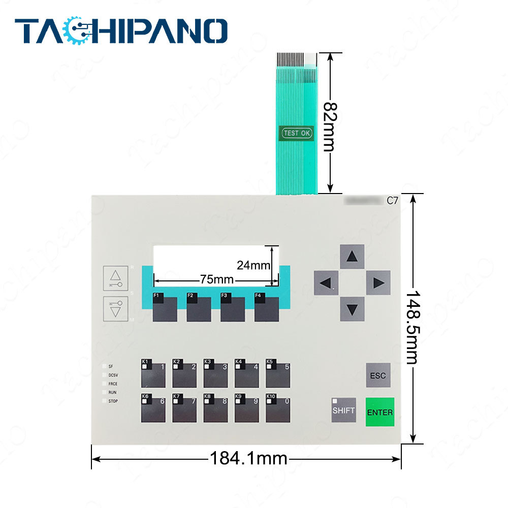 6ES7613-1CA00-0AE3 Front Pleastic Case, Membrane Keypad For 6ES7 613-1CA00-0AE3 C7-613
