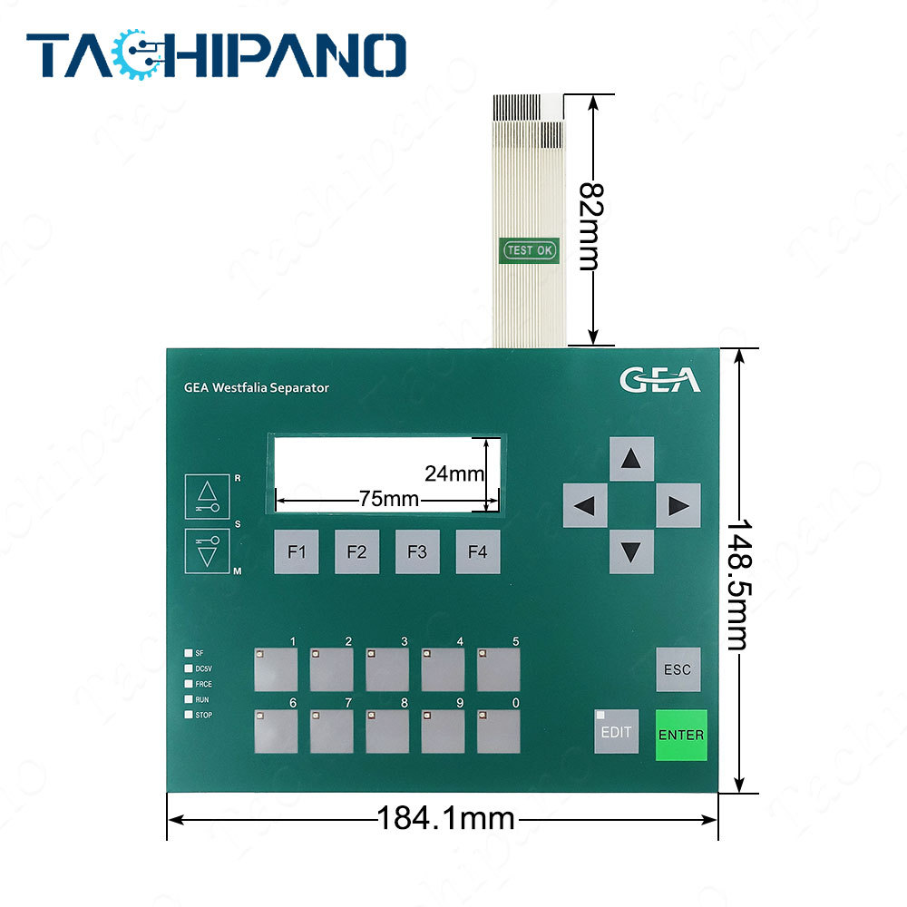 6ES7613-1CA00-0AE3 Front Pleastic Case, Membrane Keypad For 6ES7 613-1CA00-0AE3 C7-613