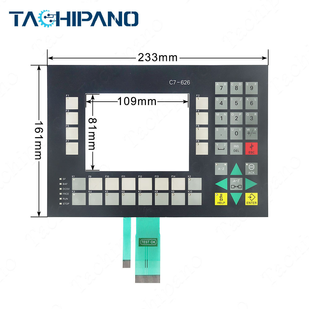 6ES7626-1AG00-0AE3 Front Pleastic Case, Membrane Keypad For 6ES7 626-1AG00-0AE3 C7-626