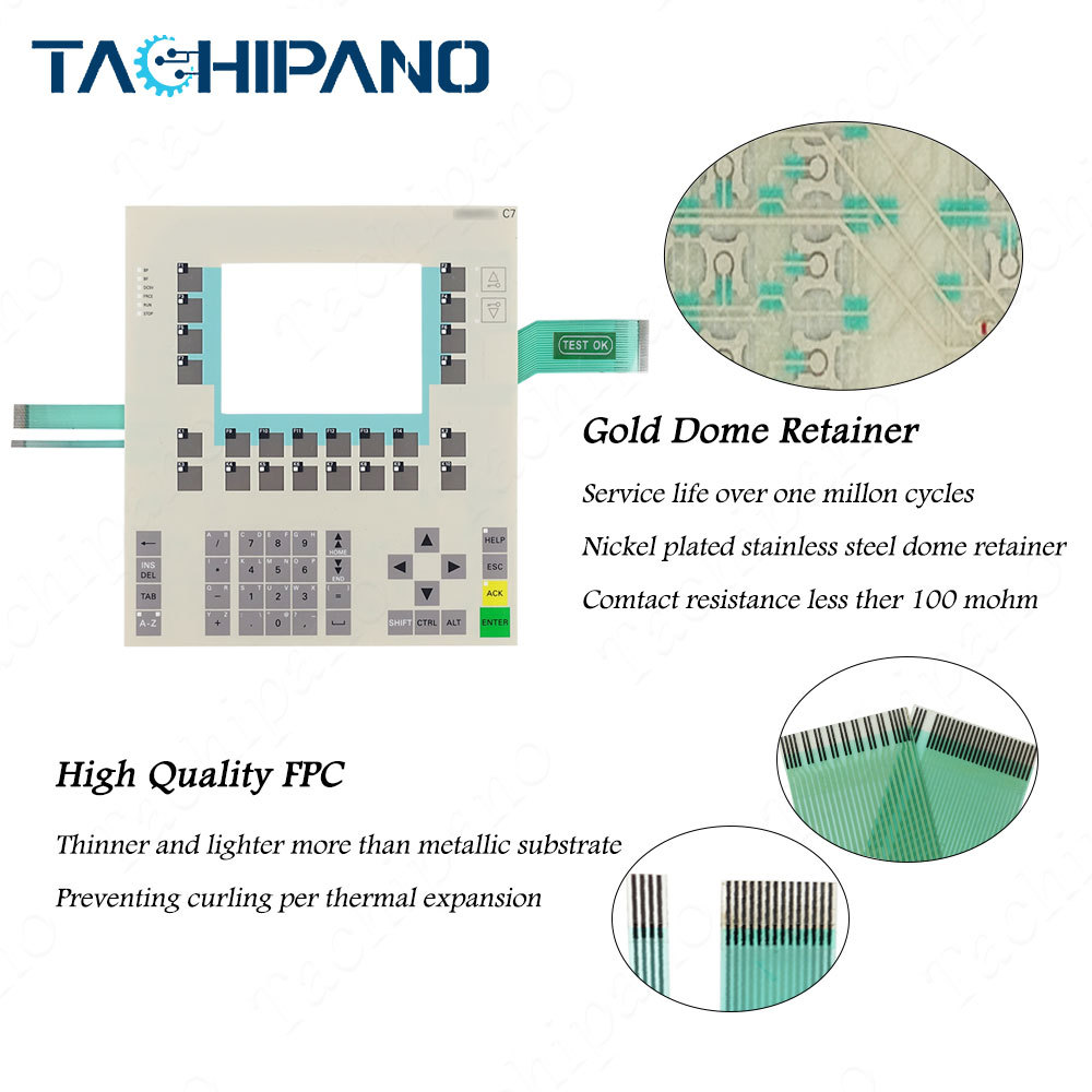 6ES7635-2EC00-0AE3 Front Pleastic Case, Membrane Keypad For 6ES7 635-2EC00-0AE3 C7-635