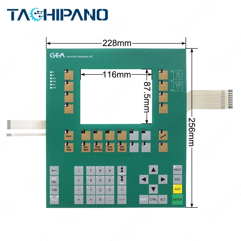 6ES7635-2EC00-0AE3 Front Pleastic Case, Membrane Keypad For 6ES7 635-2EC00-0AE3 C7-635
