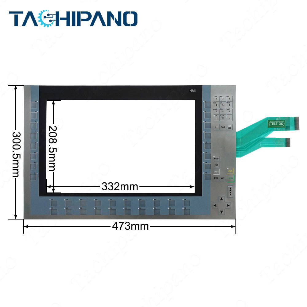 6AV2124-1QC02-0AX1 Membrane Switch for 6AV2 124-1QC02-0AX1 KP1500 Keypad Keyboard