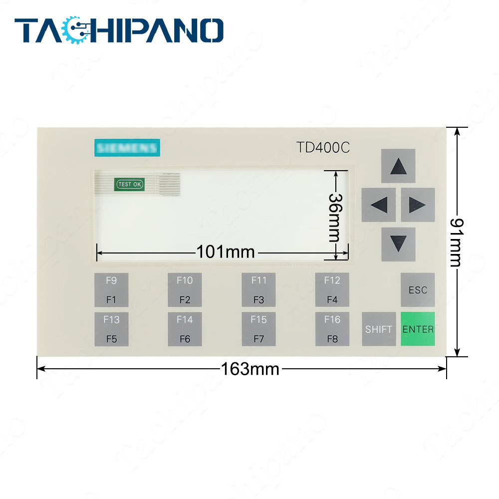 6AV6640-0AA00-0AX1 Plastic housing Case, Membrane Keypad Switch for 6AV6 640-0AA00-0AX1 TD400C