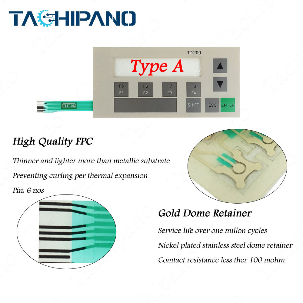 6ES7272-0AA00-0YA0 Plastic housing Case, Membrane Keypad Switch for 6ES7 272-0AA00-0YA0 SIMATIC S7 TD 200