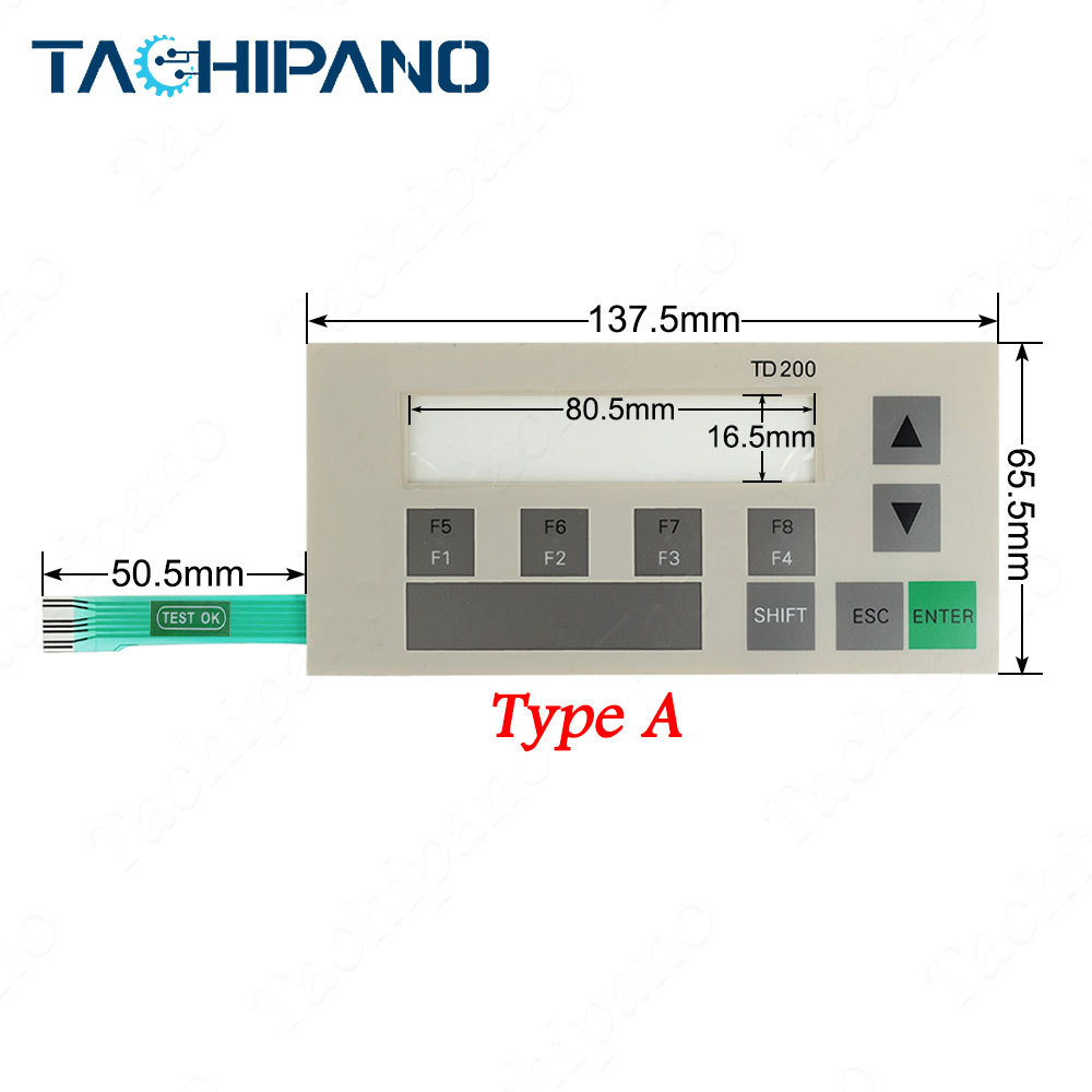 6ES7272-0AA00-0YA0 Plastic housing Case, Membrane Keypad Switch for 6ES7 272-0AA00-0YA0 SIMATIC S7 TD 200