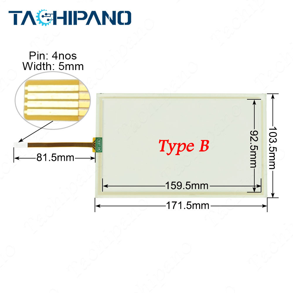 6AV6648-0AC11-3AX0 Touch screen panel, Protective film for 6AV6 648-0AC11-3AX0 HMI SMART 700