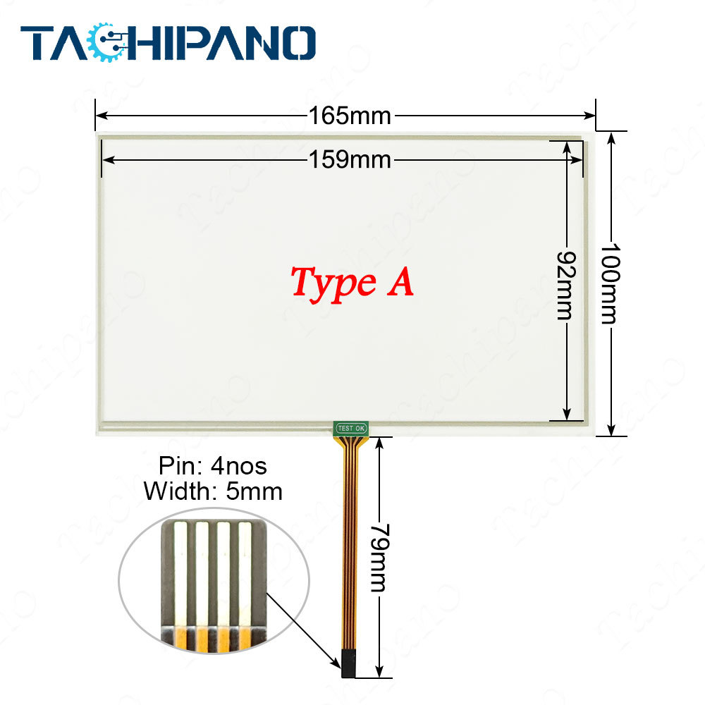 6AV6648-0AC11-3AX0 Touch screen panel, Protective film for 6AV6 648-0AC11-3AX0 HMI SMART 700