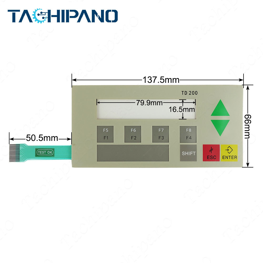 6ES7272-0AA00-0YA0 Plastic housing Case, Membrane Keypad Switch for 6ES7 272-0AA00-0YA0 SIMATIC S7 TD 200