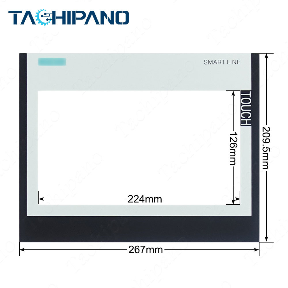 6AV6648-0CE11-3AX0 Touch screen panel, Protective film for 6AV6 648-0CE11-3AX0 HMI SMART 1000 IE V3