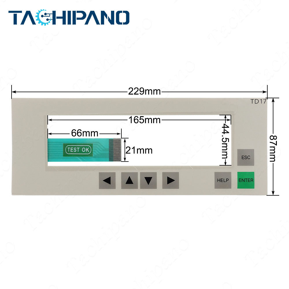 6AV3017-1NE30-0AX1 Membrane Switch for 6AV3 017-1NE30-0AX1 TD17 Keypad Keyboard