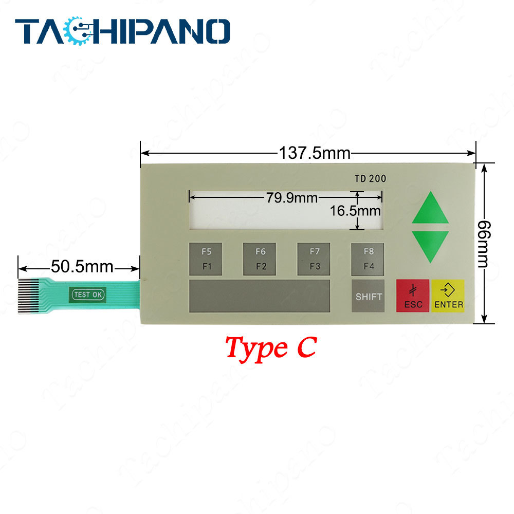 6ES7272-0AA00-0YA0 Plastic housing Case, Membrane Keypad Switch for 6ES7 272-0AA00-0YA0 SIMATIC S7 TD 200