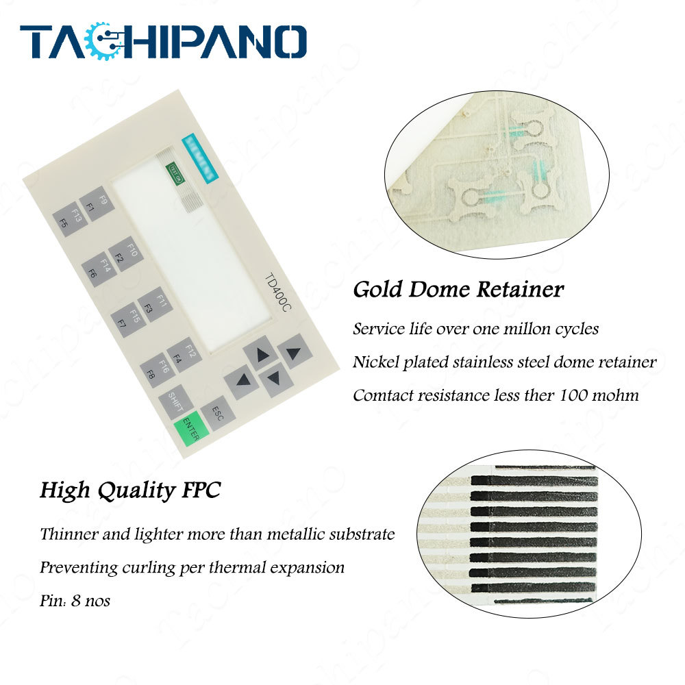 6AV6640-0AA00-0AX1 Plastic housing Case, Membrane Keypad Switch for 6AV6 640-0AA00-0AX1 TD400C