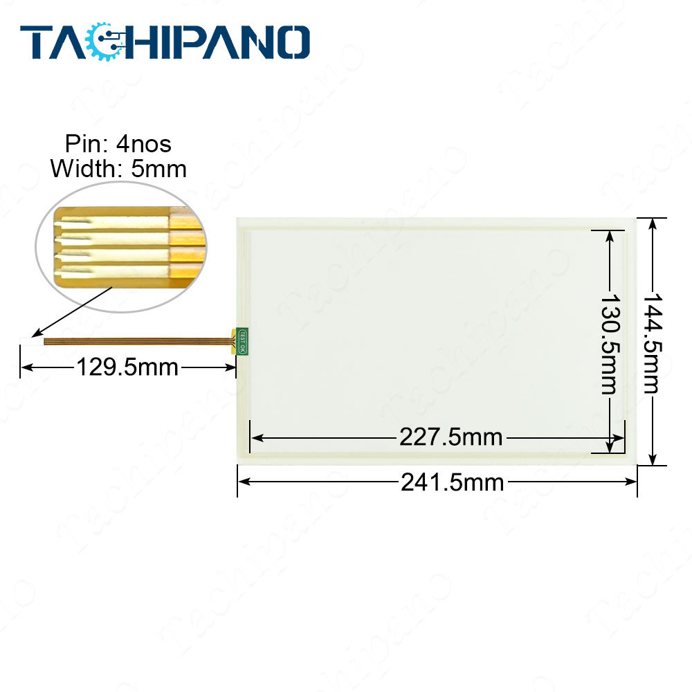 6AV6648-0CE11-3AX0 Touch screen panel, Protective film for 6AV6 648-0CE11-3AX0 HMI SMART 1000 IE V3