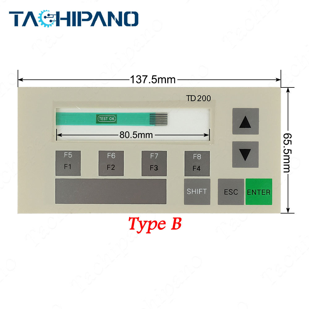 6ES7272-0AA00-0YA0 Plastic housing Case, Membrane Keypad Switch for 6ES7 272-0AA00-0YA0 SIMATIC S7 TD 200