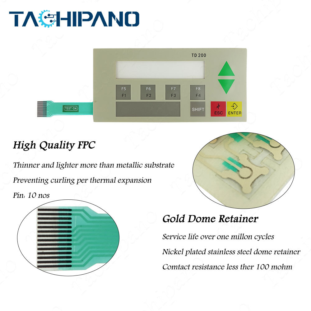 6ES7272-0AA00-0YA0 Plastic housing Case, Membrane Keypad Switch for 6ES7 272-0AA00-0YA0 SIMATIC S7 TD 200