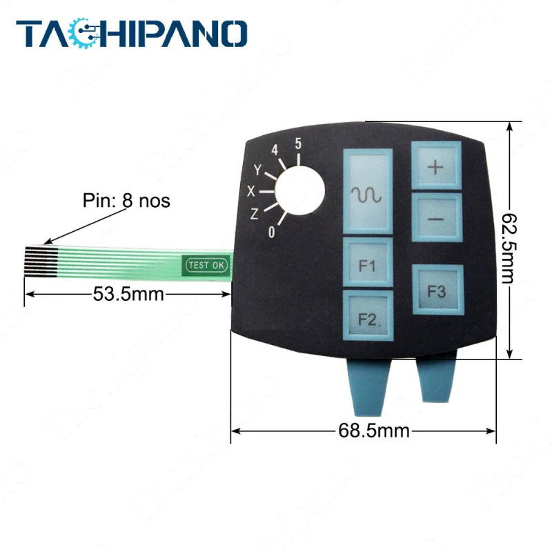 6FX2007-1AD02 Membrane Switch for 6FX20071AD02 Keypad Keyboard