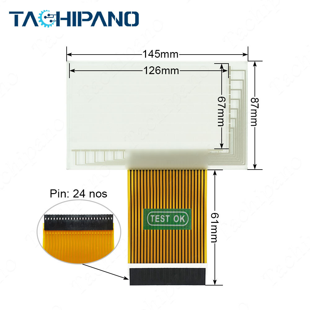 2711-B5A1 2711-B5A1L1 For Plastic Case Cover, Touch Screen Glass, Membrane Keypad 2711B5A1 2711B5A1L1 PanelView Standard 550