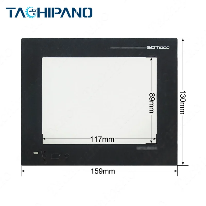 GT1155-QSBDA for Touch screen panel glass with Protective film overlay GT1155QSBDA