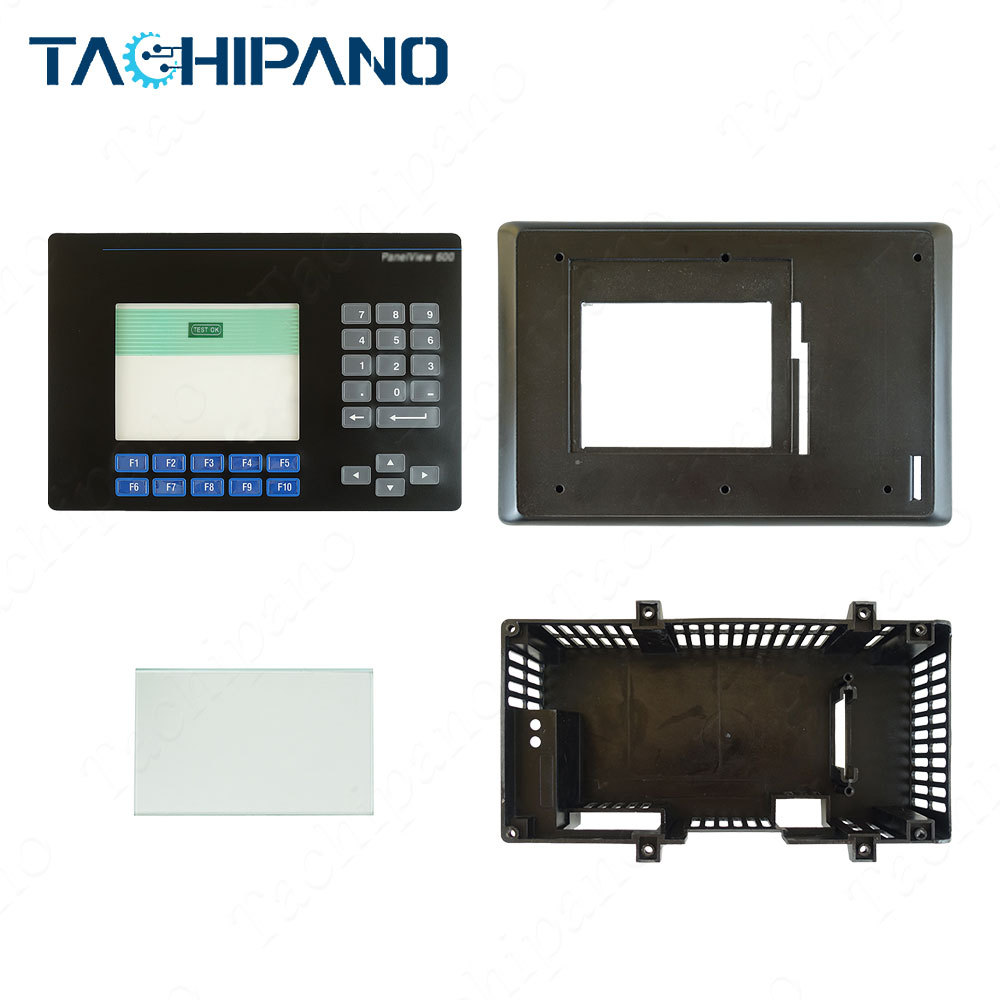 2711-K6C9 2711-K6C9L1 Plastic Case Cover, Membrane Keypad for 2711-K6C9 2711-K6C9L1 PanelView Standard 600 Color