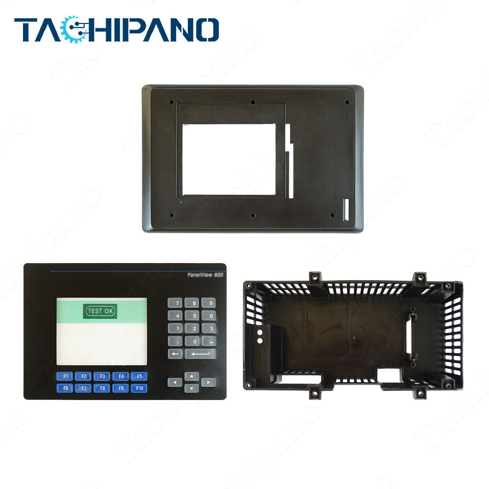 2711-K6C1 2711-K6C1L1 Plastic Case Cover, Membrane Keypad, Acrylic glass for 2711-K6C1 2711-K6C1L1 PanelView Standard 600 Color