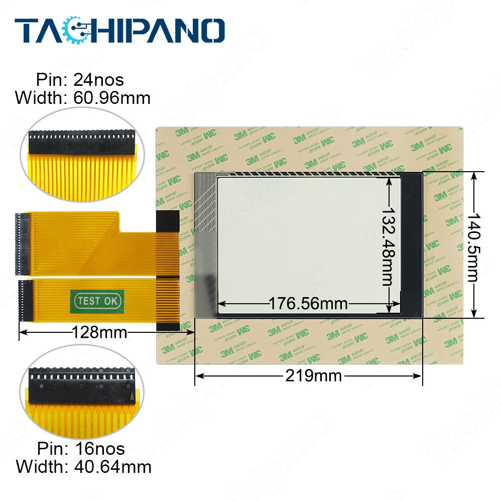 2711-T9C1 2711-T9C1L1 Touch screen panel, Protective film for 2711-T9C1 2711-T9C1L1 PanelView Standard 900 Color